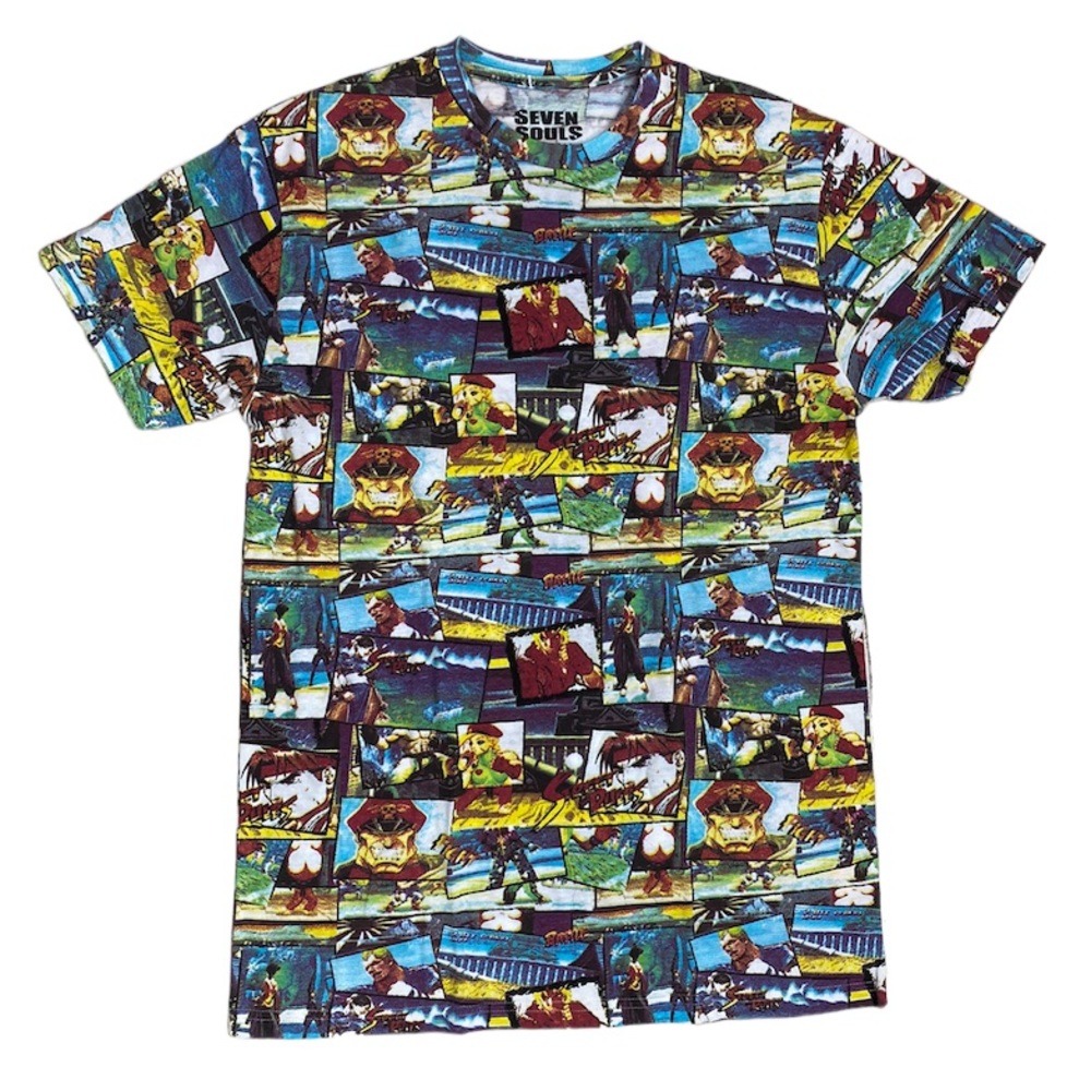 Seven Souls “Street Rules” comic strip Full Graphic Tshirt size L
